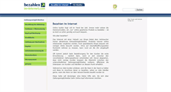 Desktop Screenshot of bezahlen-im-internet.com