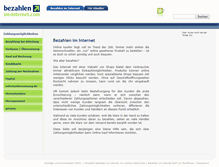 Tablet Screenshot of bezahlen-im-internet.com